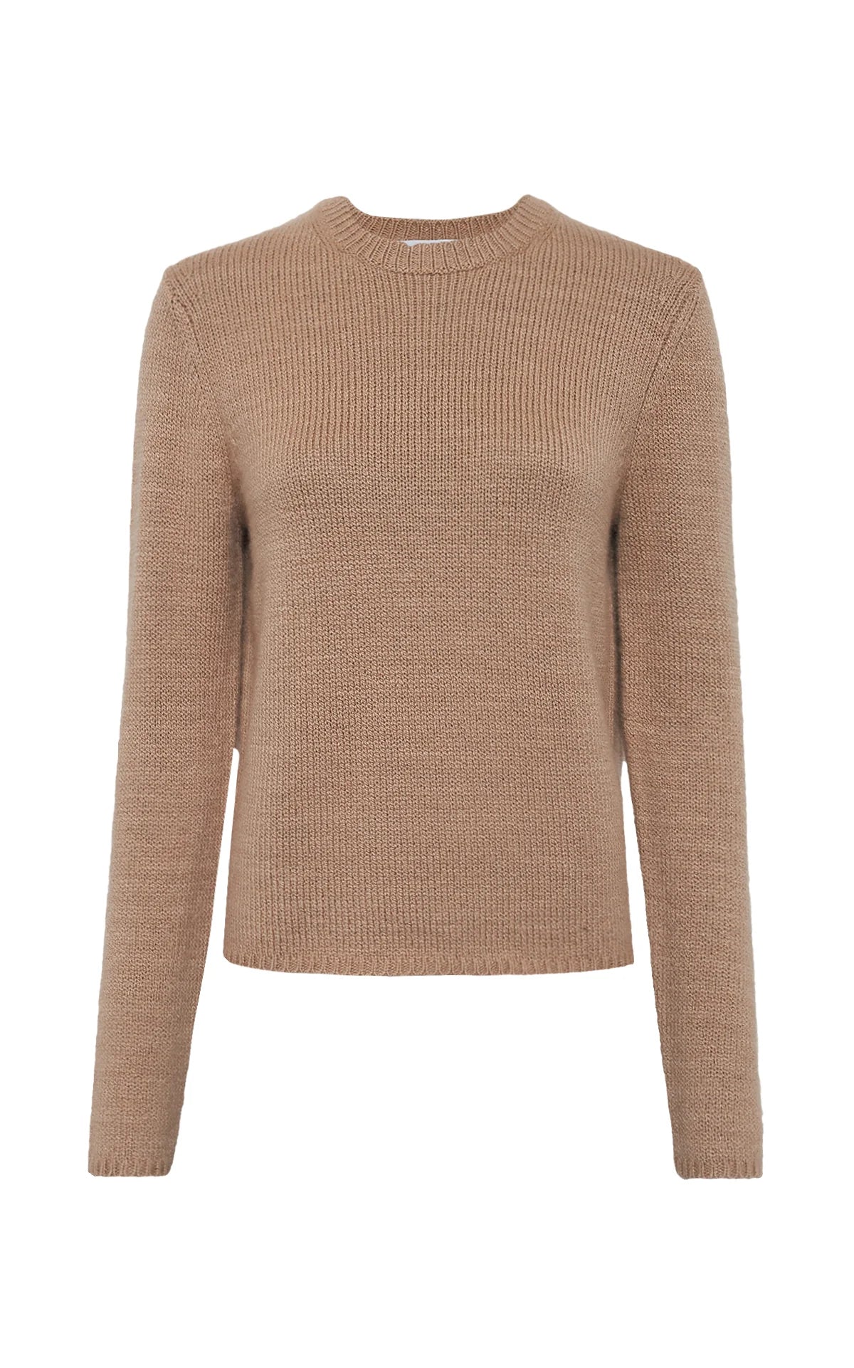 Titus Knit Sweater in Camel Cashmere