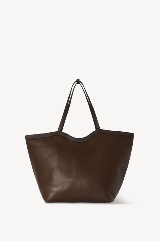 XL Stitched Park Tote Bag in Leather