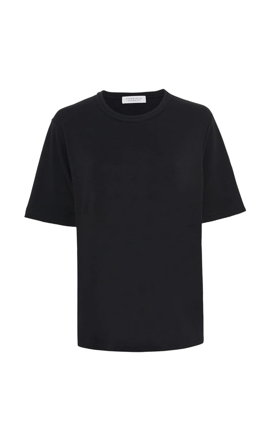 Kirby T-Shirt in Black Cashmere Jersey
