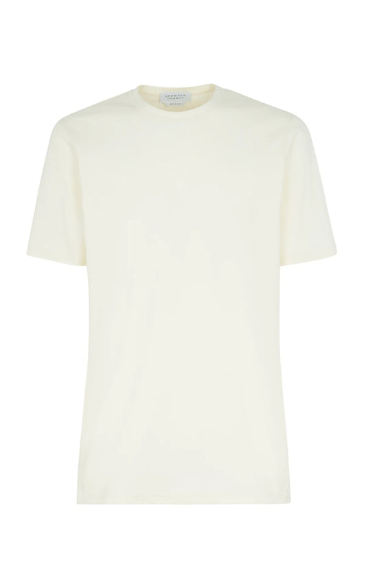 Kirby T-Shirt in Ivory Sea Island Cotton