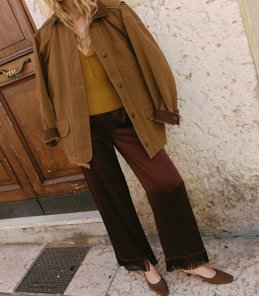 LAVON PANT -- CAFE BRUN